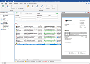 Hauptfenster mit Vorschau