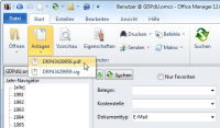 Screenshot: E-Mail-Anlagen öffnen